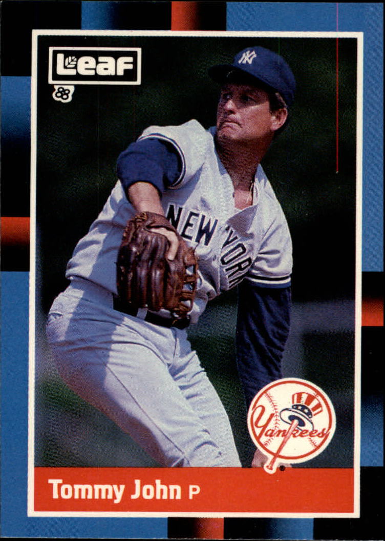 1988 Leaf/Donruss Baseball Cards       230     Tommy John
